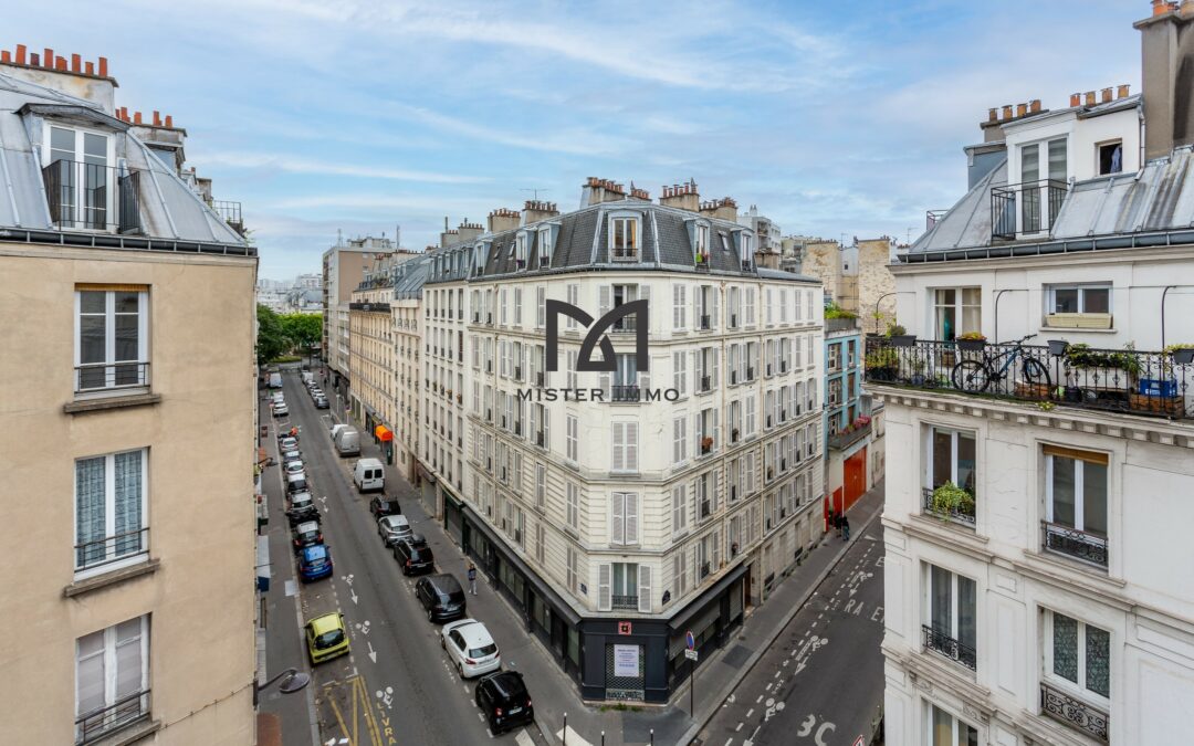 Appartement 2 pièces avec balcon à Paris 75018